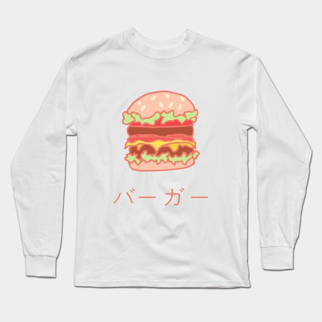 Burger - Bāgā Long Sleeve T-Shirt by lowercasev